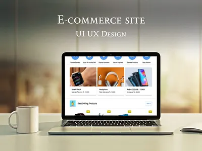E-commerce site Landing page design e commerce site e commerce site landing page figma graphic design illustration landing page landing page design landing page ui design mobile shop photoshop product design ui ui design ui ux design web design webdesign website design