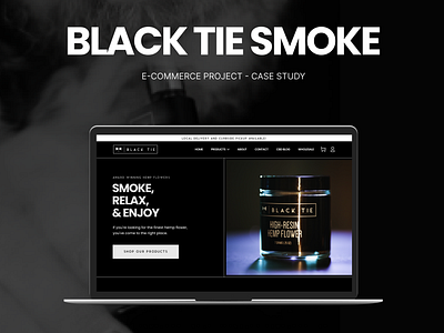 CASE STUDY - Black Tie Smoke case study e commerce