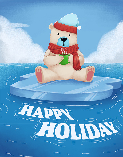 Happy Holiday illustration