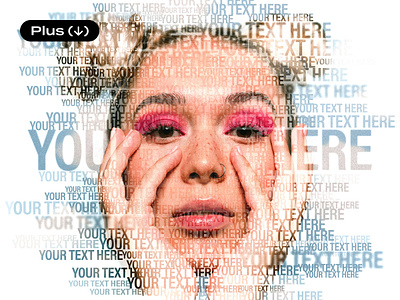 Text Masking Portrait Photo Effect download effect filter letters mask masking photo pixelbuddha portrait psd text words