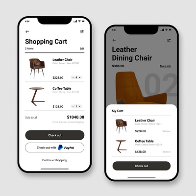 Furniture App Design-UIdesignz app branding dashboard design graphic design illustration logo mobile app design ui ux