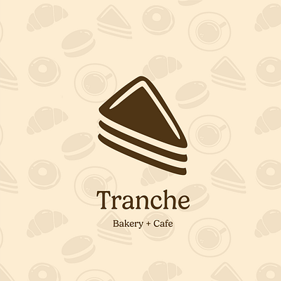 "Tranche" Bakery Concept Logo branding design graphic design logo