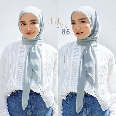 Hijab Mockup Pack 8 Ver.6 apparel clothes design download esarp fashion female girl hijab mockup model muslim photoshop psd sal scarf shawl template textile woman