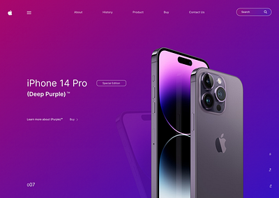 Apple Iphone 14 Pro Web Design apple appleproducts branding design graphic design ios iphone ui uiesign uiuxdesign ux webdesign