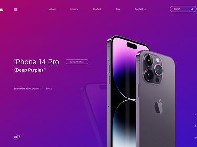 Apple Iphone 14 Pro Web Design apple appleproducts branding design graphic design ios iphone ui uiesign uiuxdesign ux webdesign