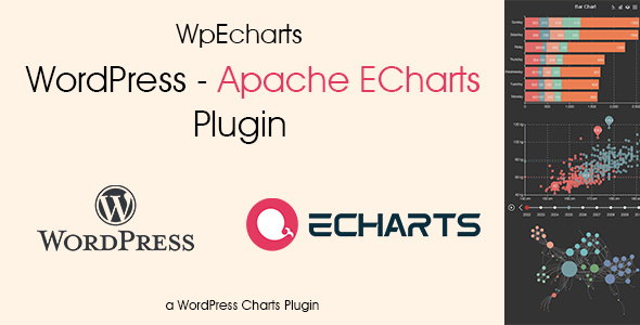 Apache Echarts integration for WordPress apache branding builder chart charts create data design download echarts graphs integration pages plugin posts ui website wordpress wp wpecharts