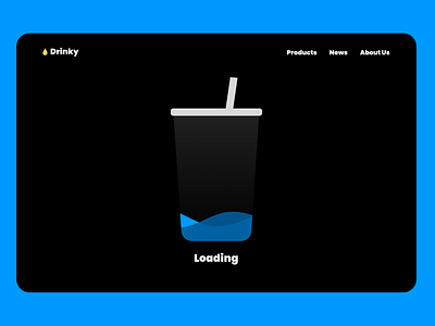 Loading Cup 076 76 branding challenge daily ui 076 dailyui dailyui076 design e commerce illustration loading loading cup logo mockup ui uiux website