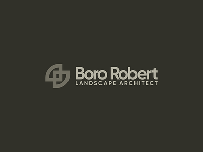 Boro Robert Landscape Architect architecture archtect brand branding design graphic design logo logotype