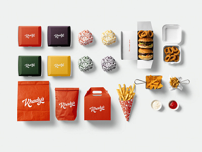 Burger Mockups branding burger design download fastfood fries identity logo mockup mockups packaging psd restaurant template typography