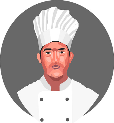 Chef- character design vector branding design graphic design illustration vector