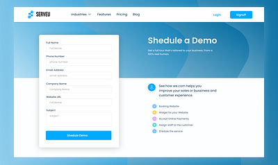 Demo page for SAAS platform app ui branding contact us demo demo page design figma form graphic design home page design illustration logo mobile ui saas ui web website