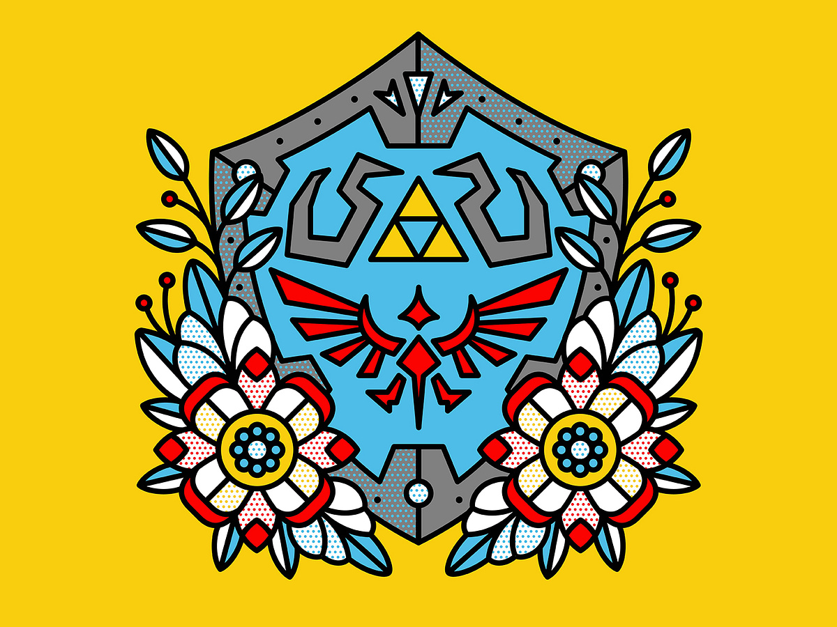 Hylian Shield by Lisa Champ on Dribbble