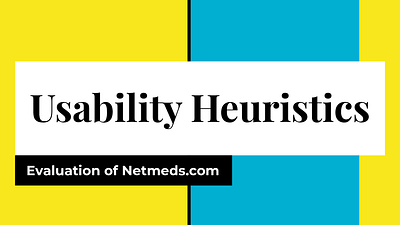Heuristics Evaluation of netmeds.com design ux