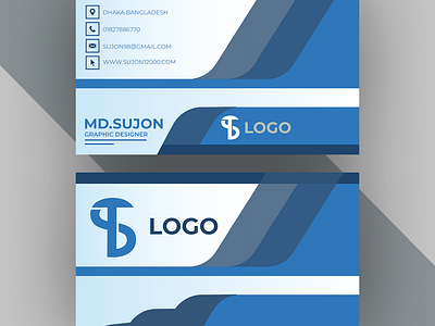 modern simple business card design 3d animation branding crad desgin graphic design logo motion graphics ui