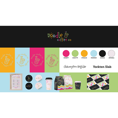 DOODLE COFFEE CO adobeillustrator branding design designer graphic design logo