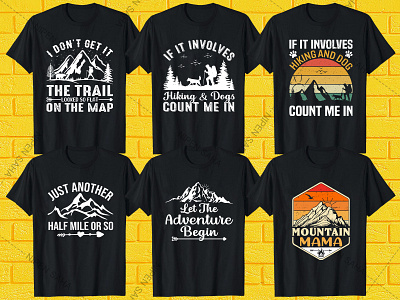 Hiking T-shirt Designs - 36+ Hiking T-shirt Ideas in 2024