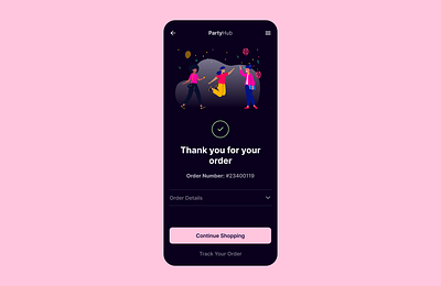 Thank You Screen 077 77 cart challenge congratulations screen daily ui 077 dailyui dailyui077 design e commerce illustration mockup order shop thank you thank you screen thankyou ui uiux website