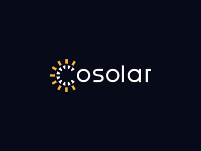 Modern C letter Cosolar solar logo design concepts. a b c d e f g h i j k l m brand branding design energy green energy green leaf letter logo logo logo design n o p q r s t u v w x y z power renewable renewable energy solar energy solar logo solar panel solar power sustainable tech logo