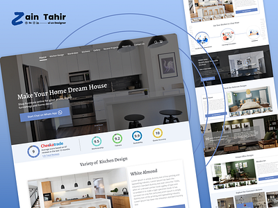 Website Design: Furniture Company Landing Page business web ecommerce furniture furniture ecommerce furniture website illustration landing page ui ux