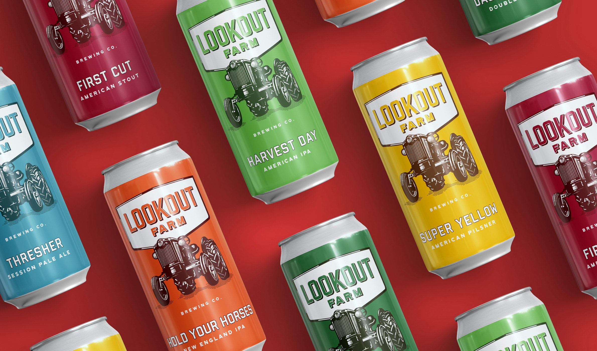 Lookout Farm Brewing + Cider Co. Branding & Packaging Design by North