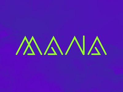 MANA | Hawaiian Alphabet Font branding font graphic design illustration islandtwig logo logo design