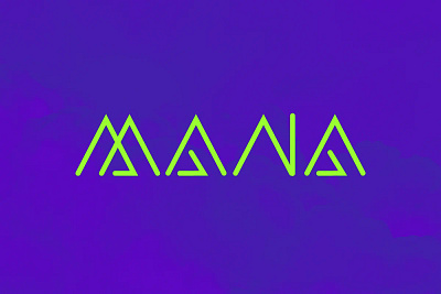 MANA | Hawaiian Alphabet Font branding font graphic design illustration islandtwig logo logo design