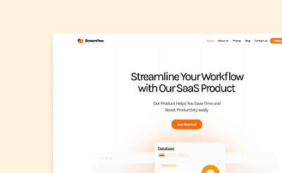 Streamflow branding design graphic design ui