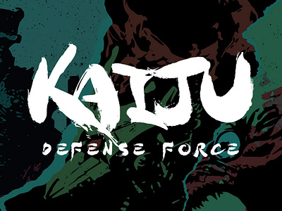 Kaiju Defense Force | Art Zine anime branding godzilla graphic design illustration kaiju logo design print design toho zine