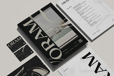 Brand Stationary Design branding busines card graphic design magazine menu stationary