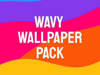 Wavy wallpaper pack - Free sample desktop for sale gumroad illustration mobile pack wallpaper wallpaper pack wave waves wavey