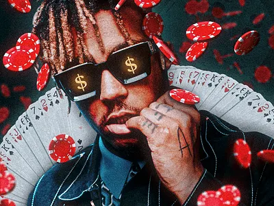 Juice Wrld Gamble Cover Design