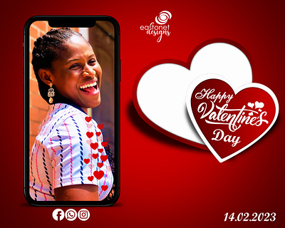 Valentines Day Wish Card branding design graphic design valentines day vals day