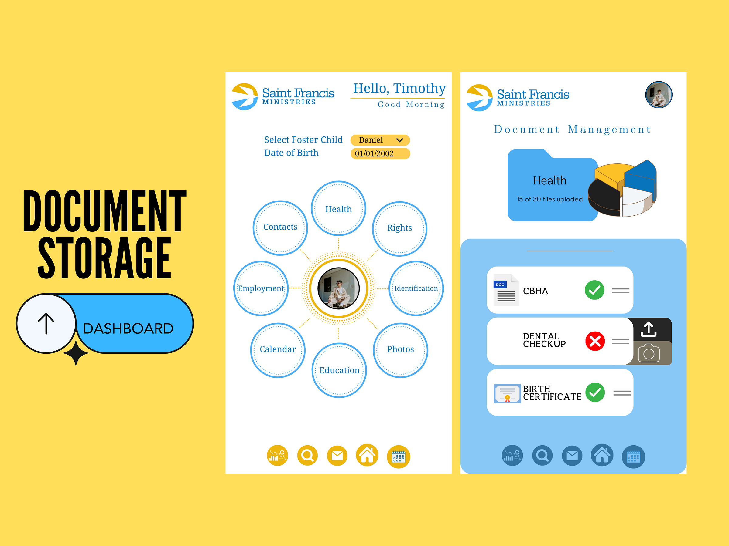 Document Storage App by Melissa on Dribbble