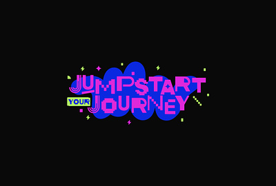 Jumpstart Your Journey. blue branding clean colorfull creative logo design graphic design green illustration logo minimal minimalist modern simple simple clean interface typography