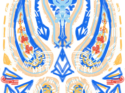 9 illustration jaipur pattern