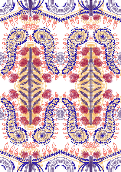 4 illustration jaipur pattern
