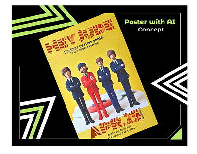Concert Poster Concept with AI collaboration ai ai colaboration design graphic design illustration poster