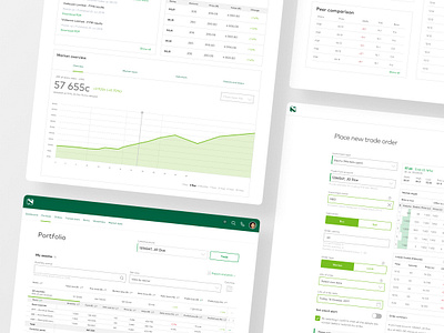 Stockbroking UI Refresh dashboard shares stockbroking stocks ui