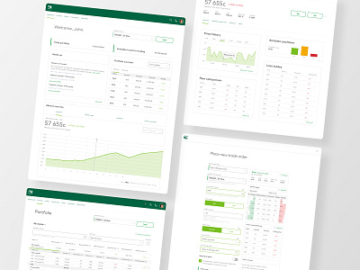 Stockbroking UI Refresh dashboard shares stockbroking stocks ui