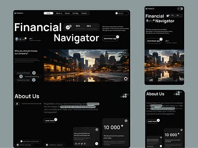 Financial Consulting Website asset banking business colsulting consulting website crypto crypto finance finance finance landing page fintech investing landing page minimal money startup design trading website ui ux venture web web3