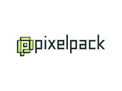 PixelPack – Unused Logo Design proposal alexgoo logo design logotype