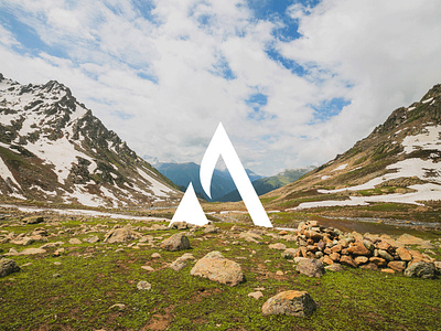 Aperture a aperture brand identity brand mark branding colorado crested butte icon identity mark lettermark logo luxury monogram mountain peak real estate river symbol valley