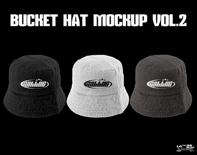 Bucket Hat Mockup Vol.2 By 28Bloc apparel design bucket hat bucket hat mockup clothing design graphic design hat hat mockup mockup mockup psd streetwear streetwear design