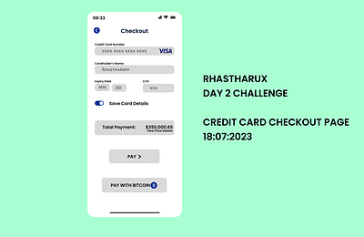 Credit Card Checkout Page card checkout credit credit card dailyui dribble figma graphic design ui ux
