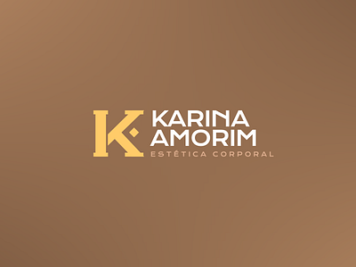 Karina Amorim Estética Corporal brand branding design graphic design logo logotype