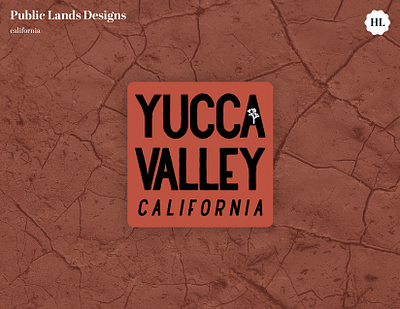 Yucca Valley, California Sticker Design branding desert design graphic design illustration mojave mojave desert outdoors outdoors design public lands vector yucca yucca valley