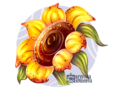 Flowers and creatures variations 2d digital illustrations books illlustrations character flowers illustration