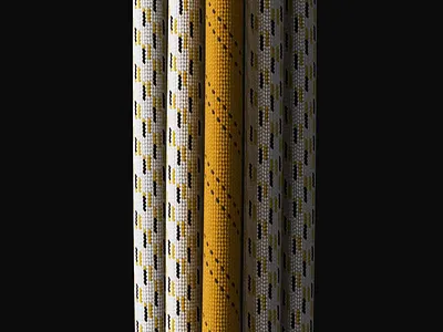 Ropes and Snakes 3d 3dillustration abstract c4d cinema 4d cinema4d graphic design illustration redshift render ropes shapes simulation
