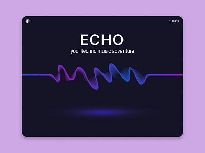 ECHO app branding design graphic design illustration inspiration logo mobile music musical ui ux website