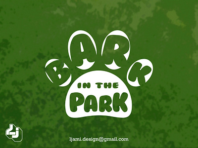 Bark in the Park dog logo park